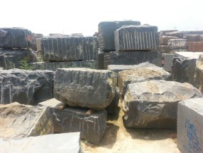 shanxi black granite raw blocks